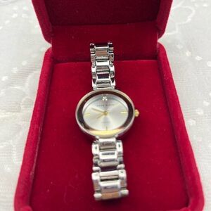 43 Anne Klein Silver Diamond Dial AK/2119 Y121E Women's Watch